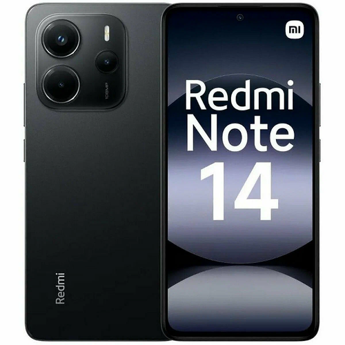 Телефон Xiaomi Redmi Note 14 128Gb Ram 6Gb 4G Midnight Black фото 