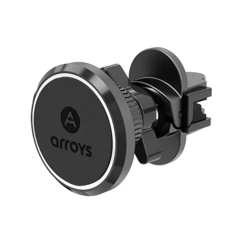 Держатель в авто Arroys Vent-RM1 для смартфонов в вент. решетку Black фото 